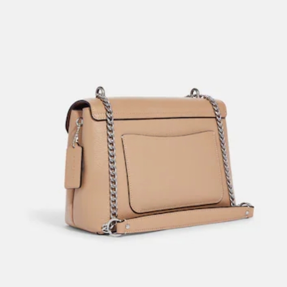 Coach Tammie Shoulder Bag With Floral Whipstitch NEW - Picture 2 of 12